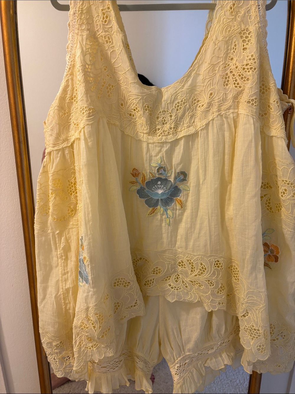 Free people eye catcher bloomsie romper - Picture 2 of 3